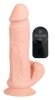 Realistyczne wibrujące dildo na przyssawce z pilotem 28,8 cm